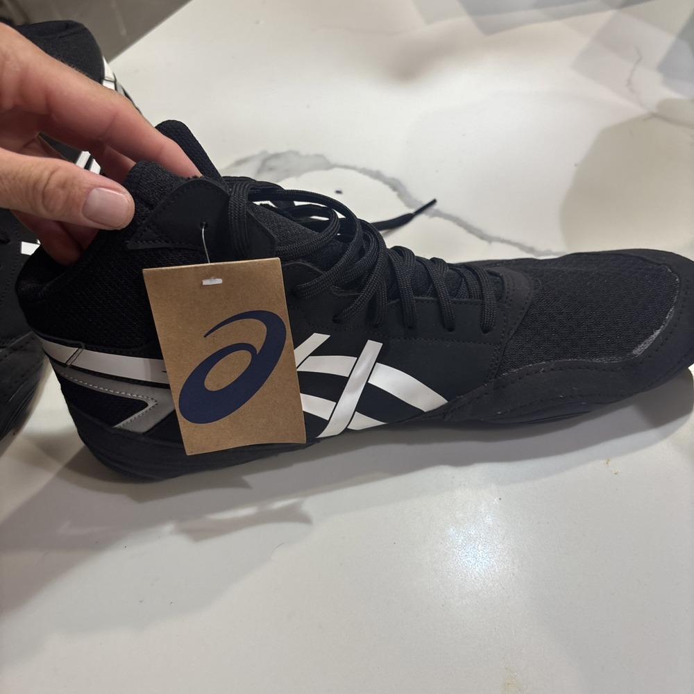 Size 15 - ASICS Snapdown 4 Wide Black White - Picture 5 of 6